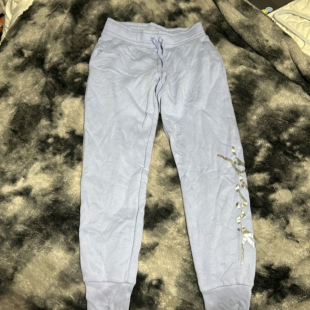 PINK xs purple/blue sweatpants